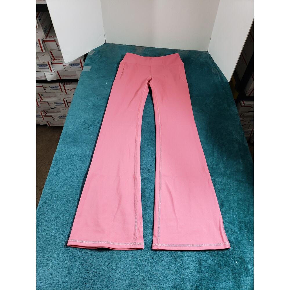 Aenlley Pants Size Extra Large Girls Youth Pink Stretch Active Flare NWT